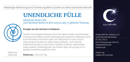 Infinite abundance of globules - energies from the highest levels of light