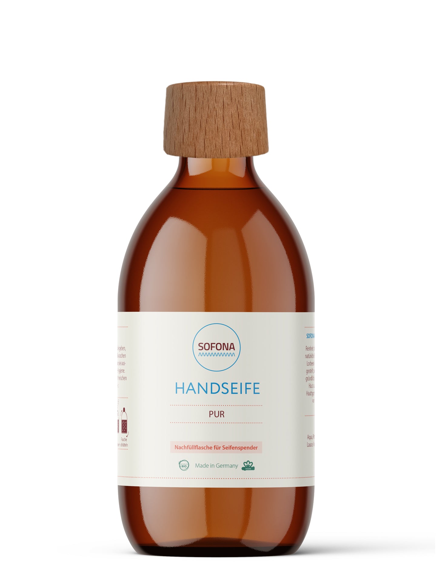 SOFONA hand soap - pure refill bottle 500ml